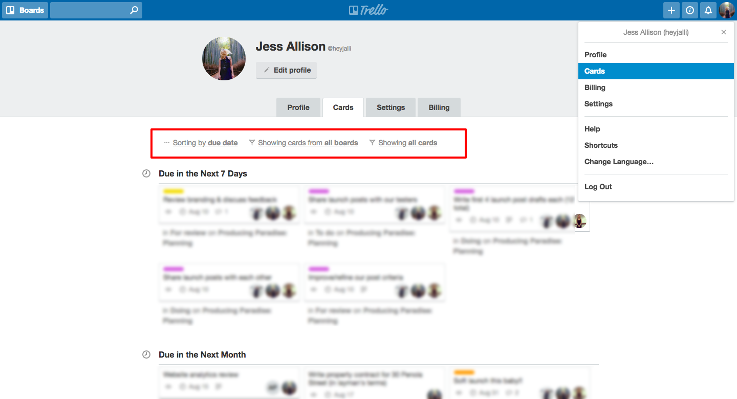 See all Trello cards assigned to you (from all boards)
