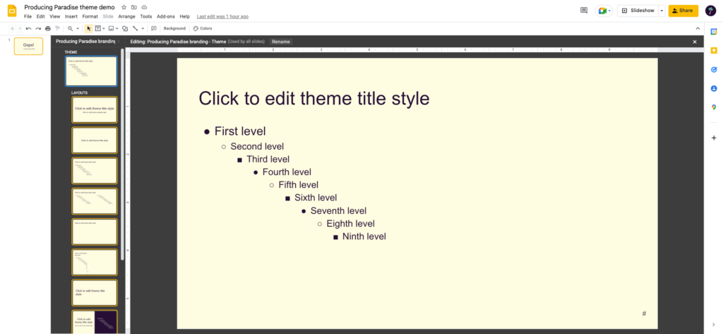 How to Change Theme Colors in Google Slides