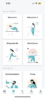 Balance app screenshot showing suggested meditation plans to relieve stress or find focus